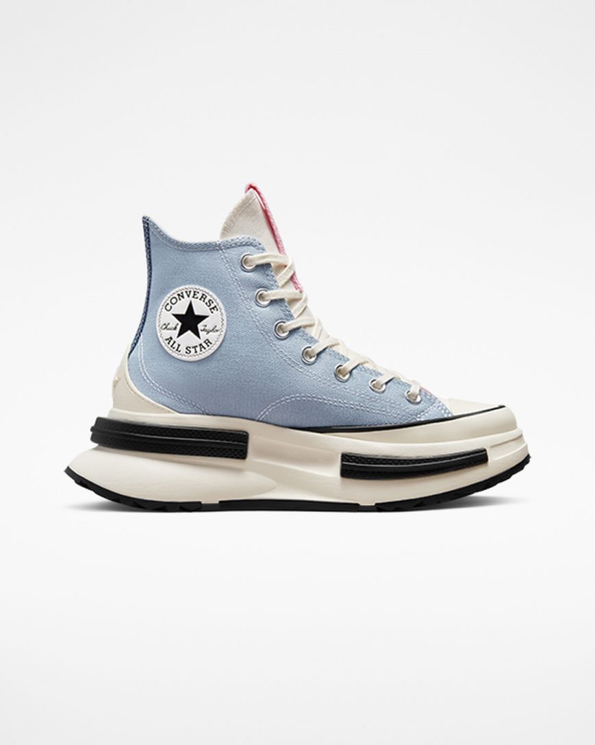 Tenisi Inalti Dama Converse Run Star Legacy CX Denim & Panza Portocalii Roz | RO WVHQP543